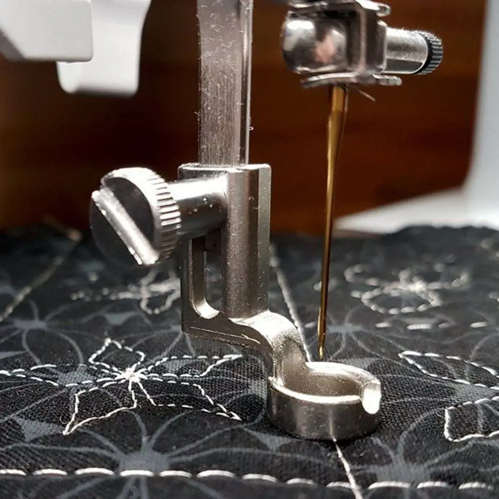 Ruler Quilting Embroidery Patchwork Maker Kit Free Motion Darning High Low Shank Presser Foot Ruler Foot For Singer Brother