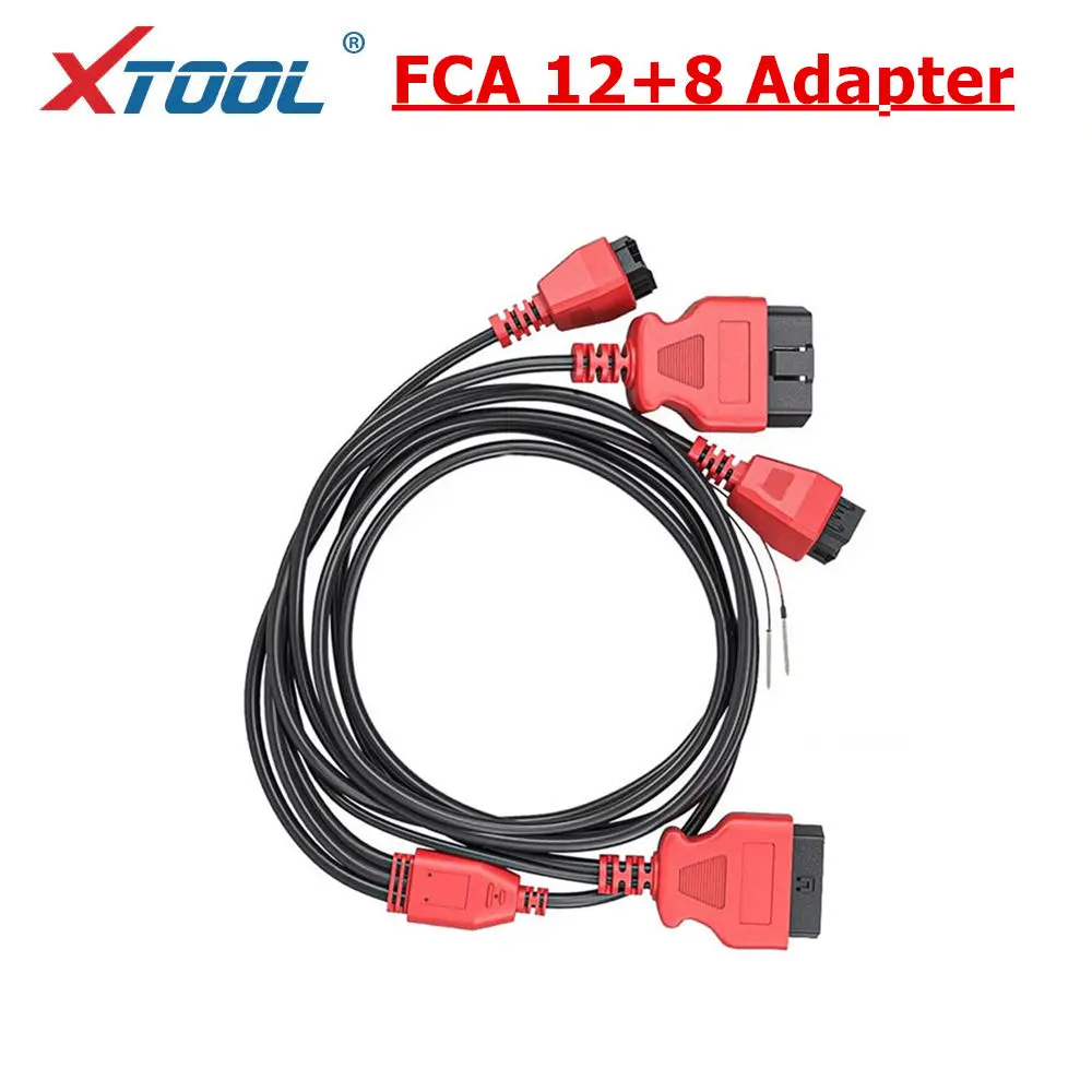 Adaptador XTOOL FCA 12+8 para PS701 PRO: Uma Solução Essencial para Diagnósticos Automotivos em Veículos Chrysler, Fiat e Jeep