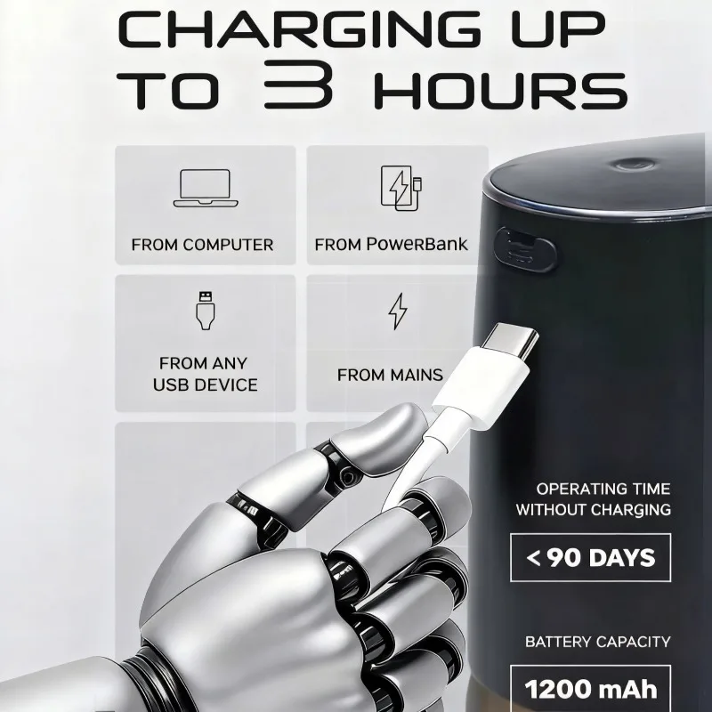 Sensor Automatic Soap Dispenser Household Foam Hand Sanitizer