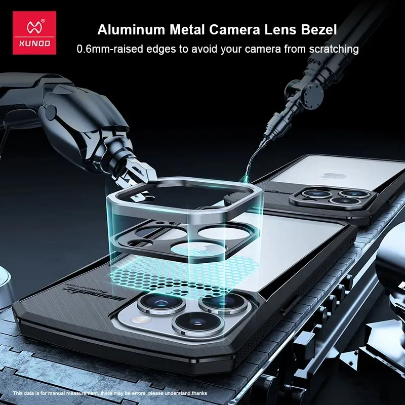 For iPhone 14 Pro Max Casing Xundd Shockproof Airbags Quality PC + TPU Camera Protection Bumper