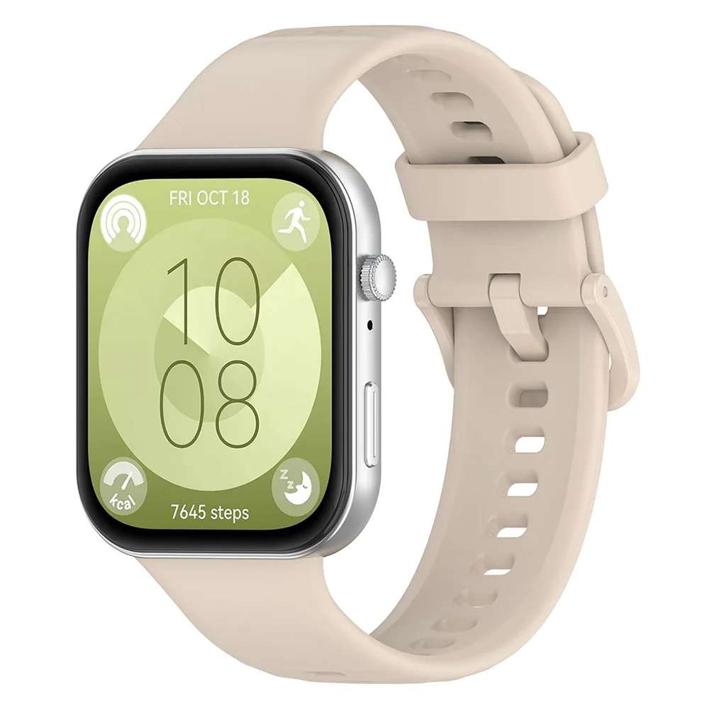 حزام سيليكون لساعة اليد لساعة اليد 3 Fit3 + حالة واقية TPU