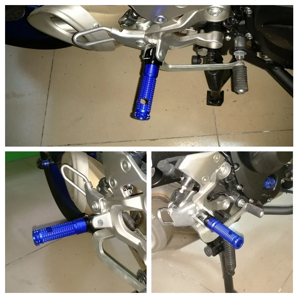 Front Foot Pegs Adapters For YAMAHA MT-09 MT10 FZ-09 FZ8 FJ-09 TRACER 900/GT XSR 900 SCR950 XV 2010-2024 Motorcycle