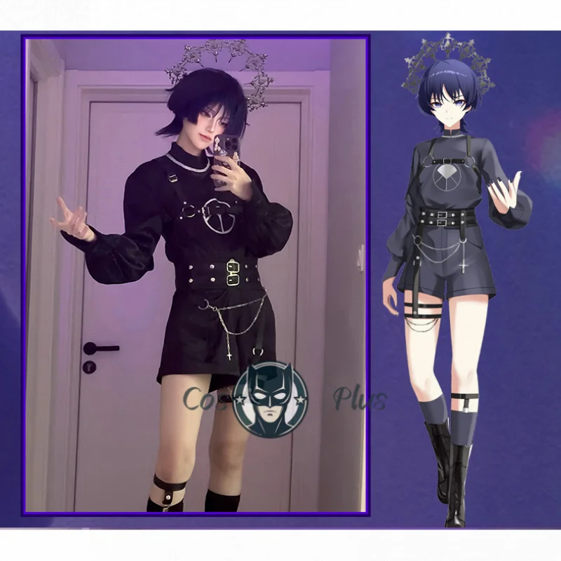 Anime Game Genshin Impact‌ Wanderer Cosplay Costume Balladeer Cloak Uniform Wanderer Halloween Carnival Party Role Play Outfit