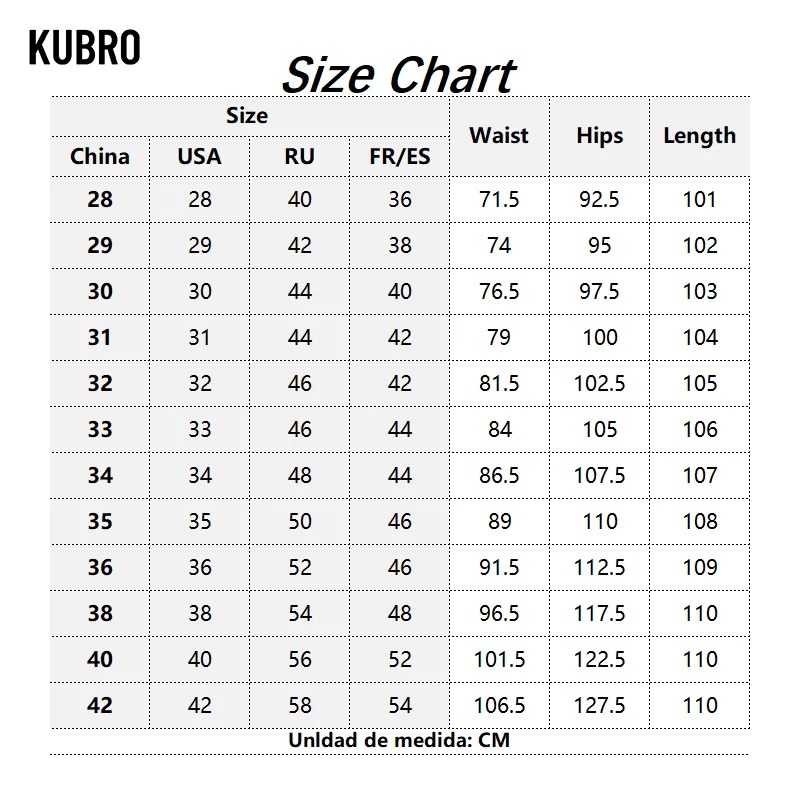 Kubro กางเกงคาร์โก้ทรงตรงสำหรับผู้ชายกางเกงลำลองสำหรับธุรกิจที่สง่างามสำหรับฤดูใบไม้ร่วงฤดูหนาว