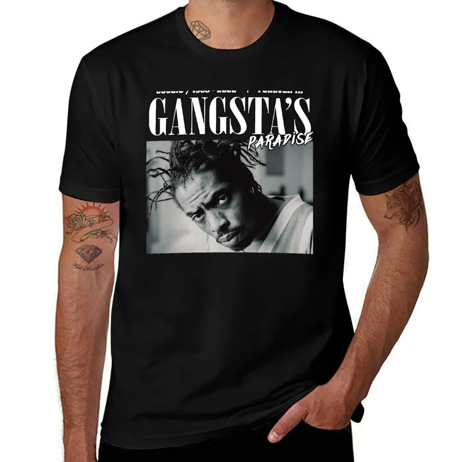 

Coolio Tribute - Forever in Gangsta's Paradise T-Shirt Quick Dry Light Sports T-Shirt