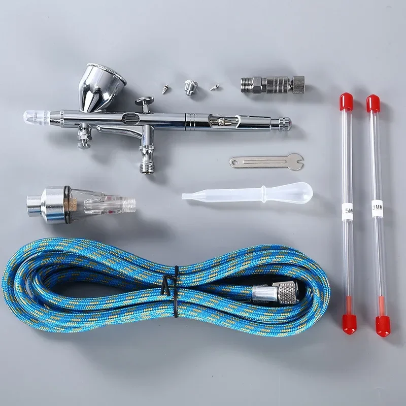 External Adjustable Airbrush Set Hobby Model Painting Spray Gun Art Craft Cosmetic Coloring Air Spraying Tool Kit