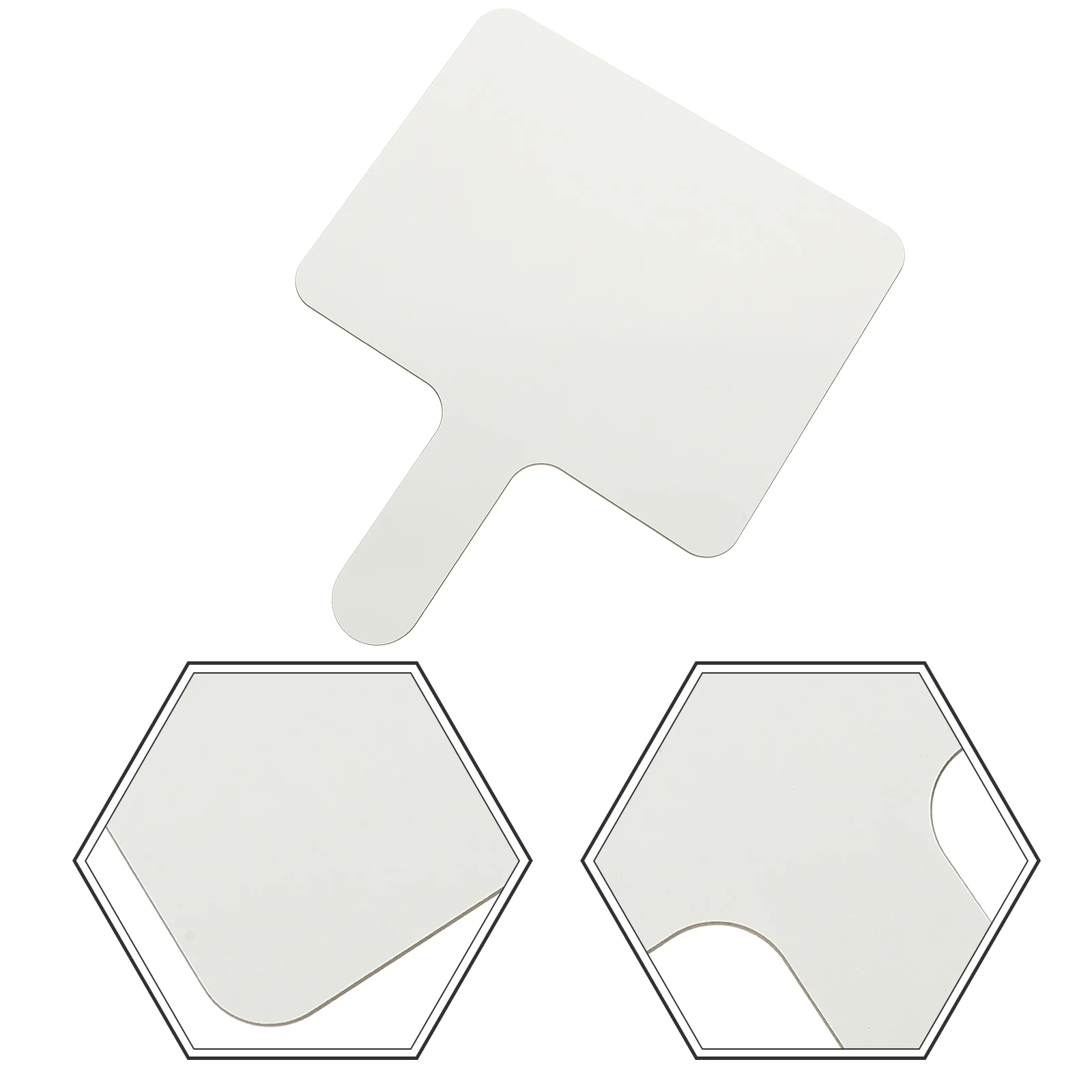 Outlet Hand Holding Sign Writing Board Kids White Dry Erase Small Double Boards Learning for Paddles Handheld Student