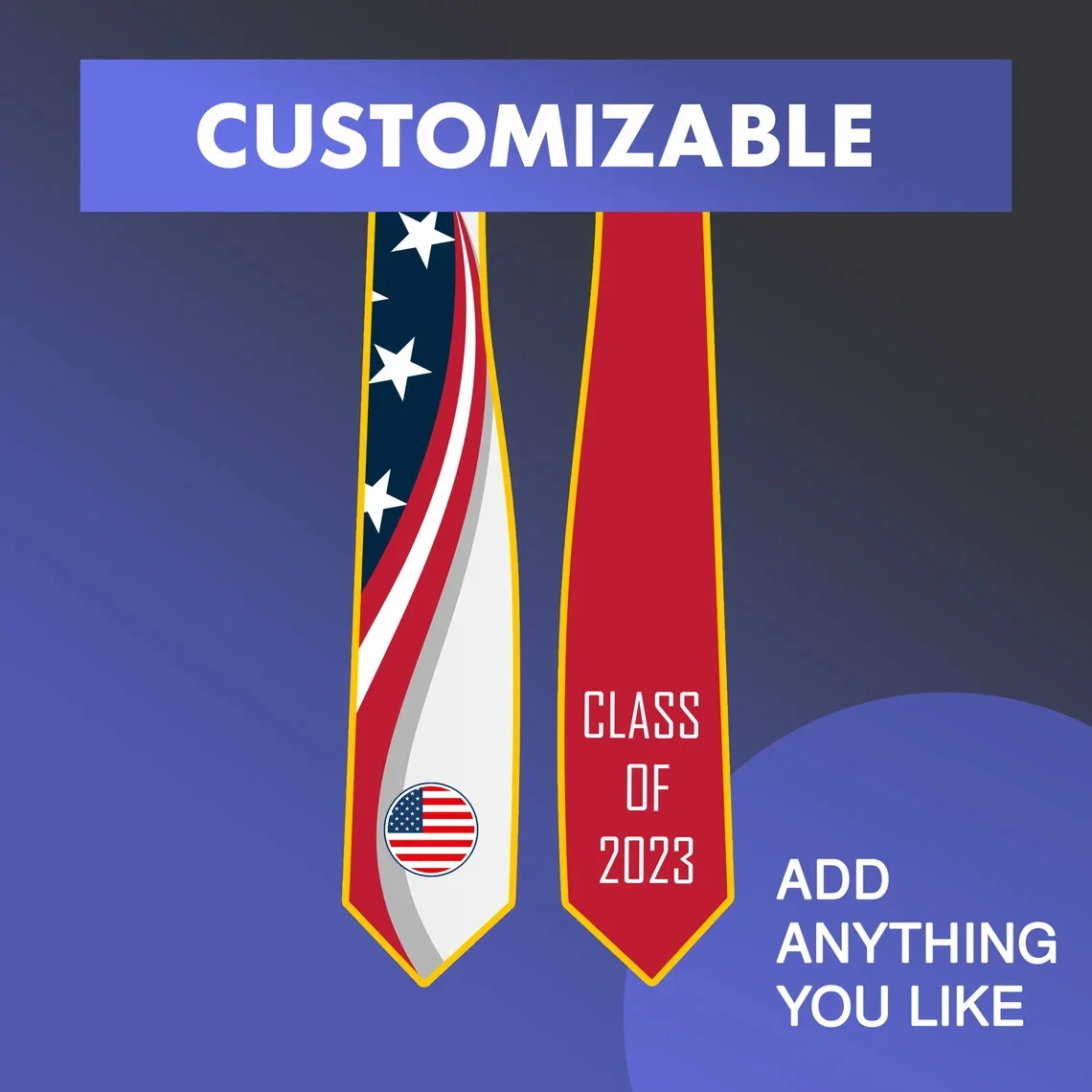 Custom Stoles Sash Unique and Personalized Graduation Perfect Gift Mixed Country Flag Shawl Fast