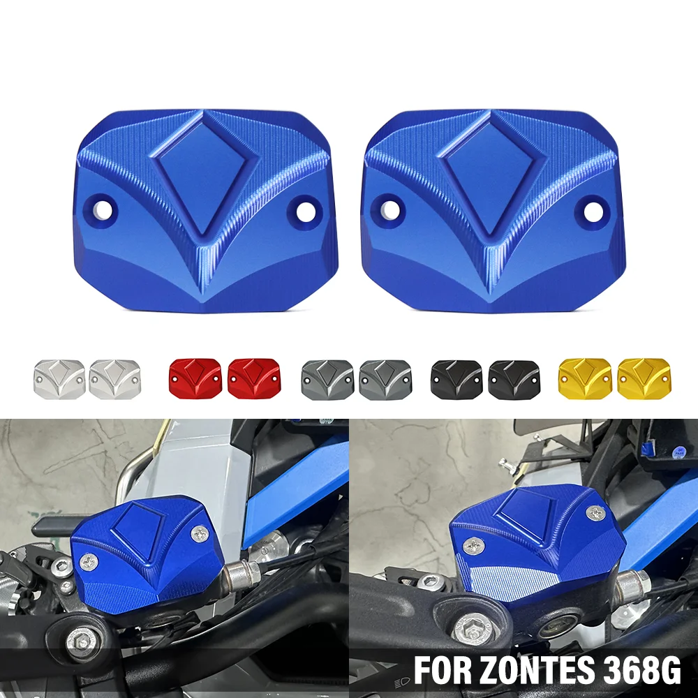 

Motorcycle Front Brake Upper Pump Cover Aluminum Alloy Oil For Zontes 368G 368E 368K 368D 368M Master Cylinder Brake Pump Cover