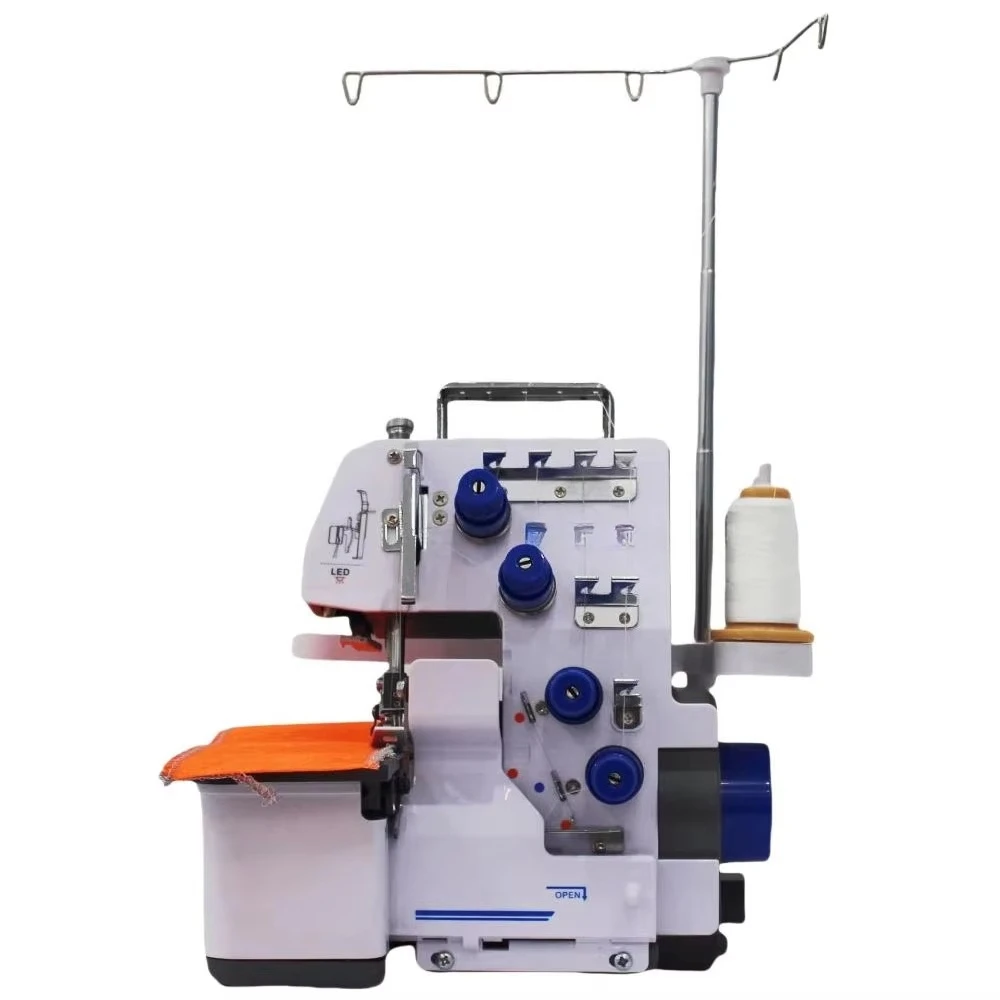 

Mini Multi-functional High Speed Overlock Sewing Machine Metal Motor Electronic Operation Easy Operate Single Needle New for