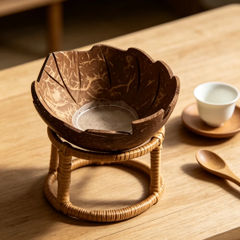 1set Coconut Shell Tea Filter Gongfu Tea Set Accessory Home Tea Infuser Tool Accessories