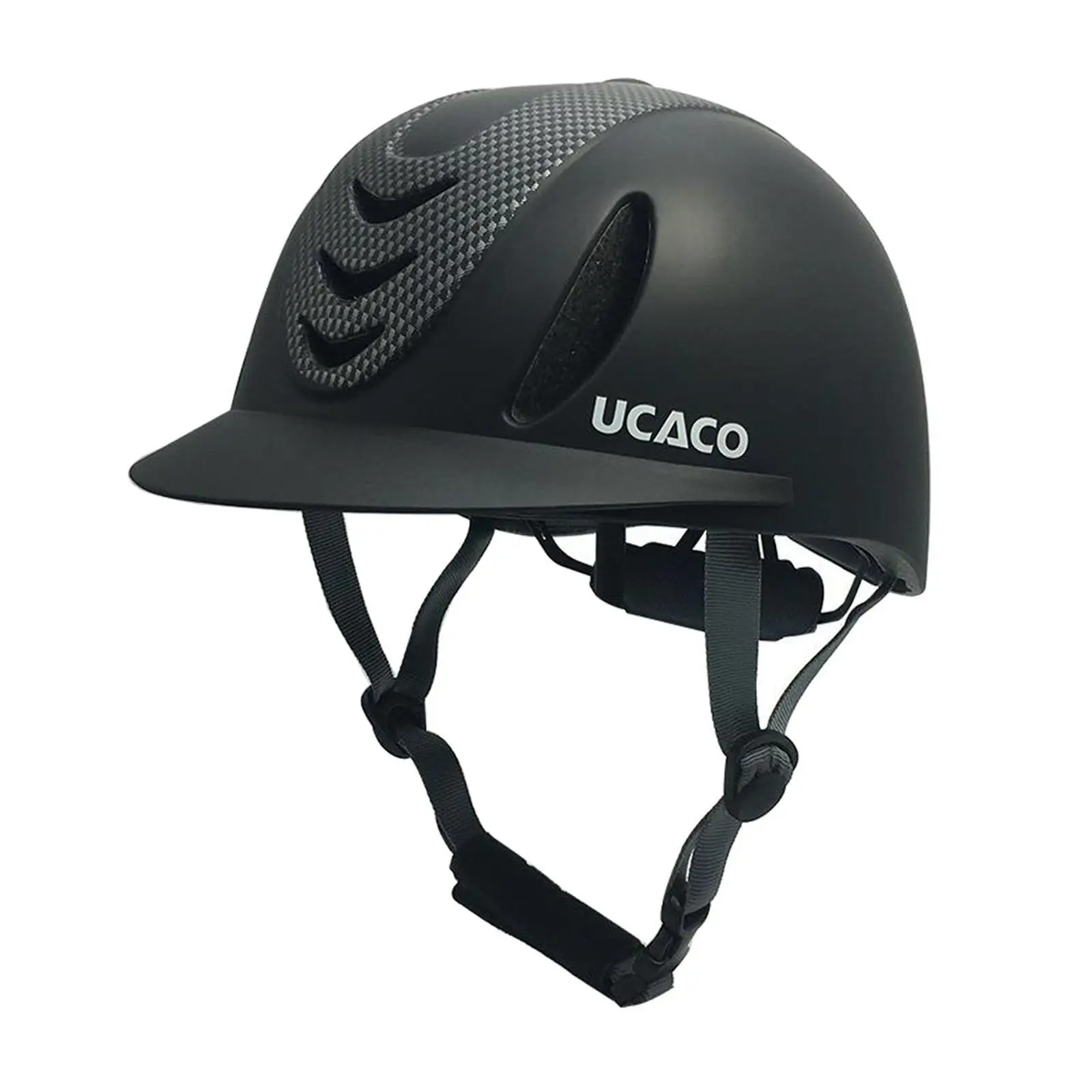 

Starter Equestrian Helmet Safety Helmet for over 13 years Old all black