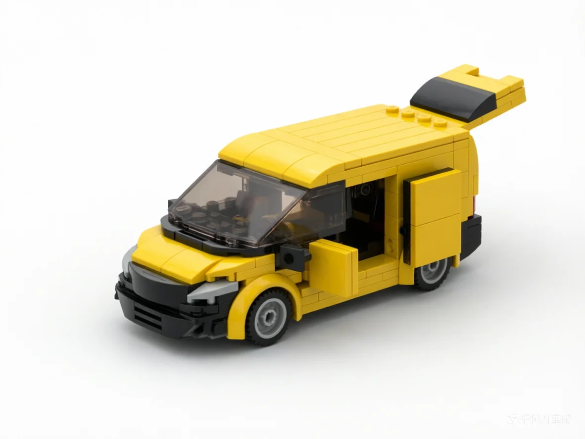 

Конструктор MOC-99912: Модель грузовика-фургона из мелких деталей, 261 элемент, DIY игрушка, подарок