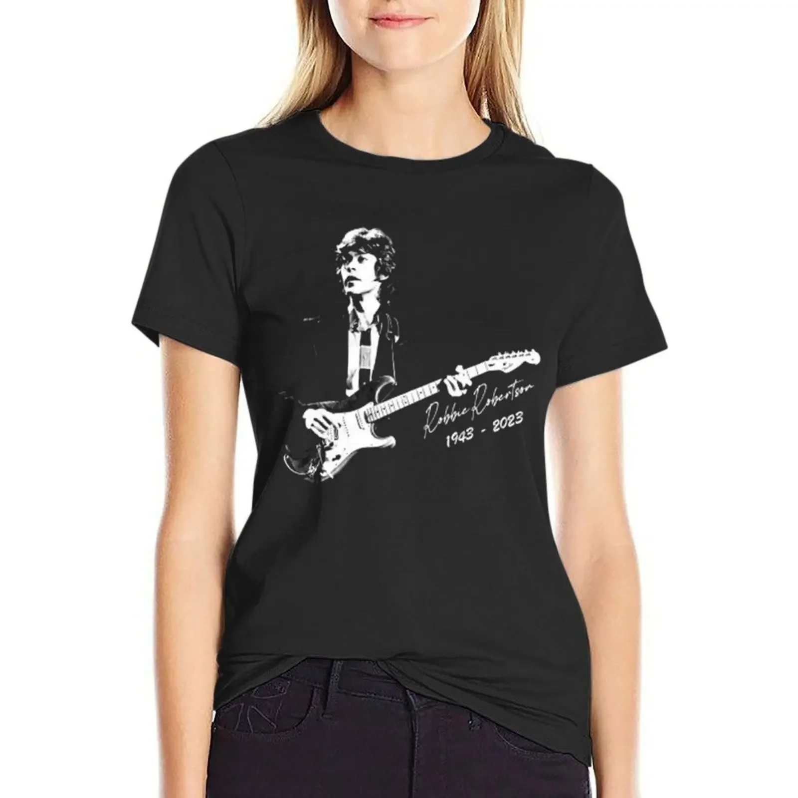 

Robbie Robertson Robbie Robertson Robbie Robertson T-shirt tees hippie clothes Women tops