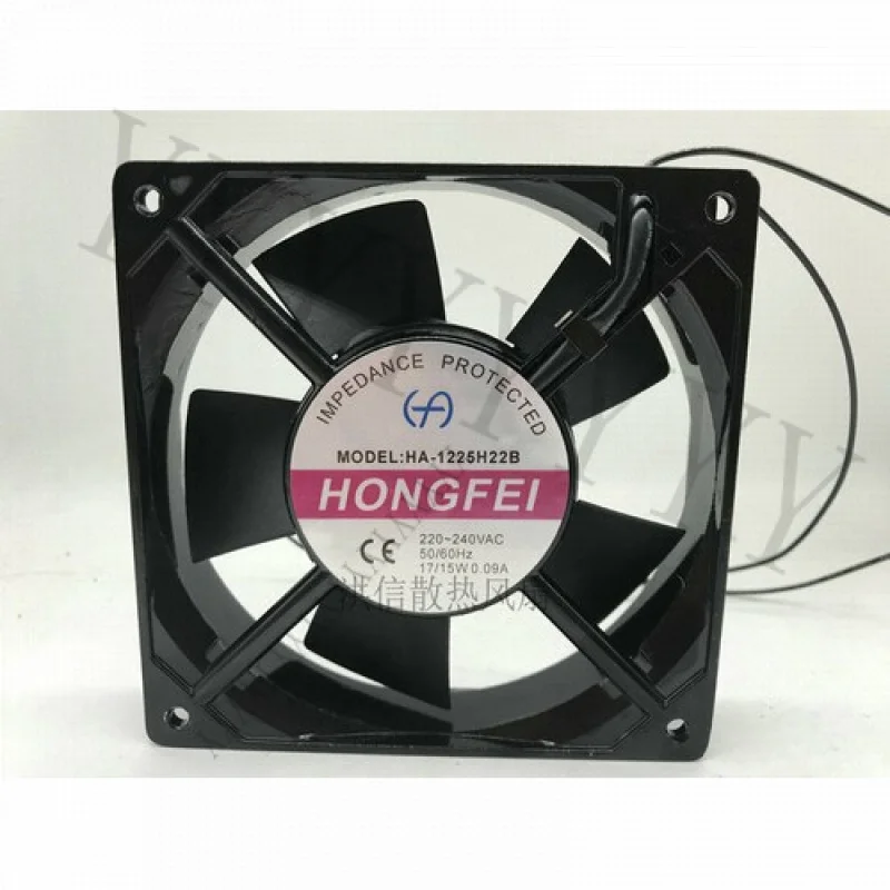 

Для 1 шт. вентилятор HONGFEI HA-1225H22B AC 220 В 0,09 А 12025 12 см 2-проводной охлаждающий вентилятор