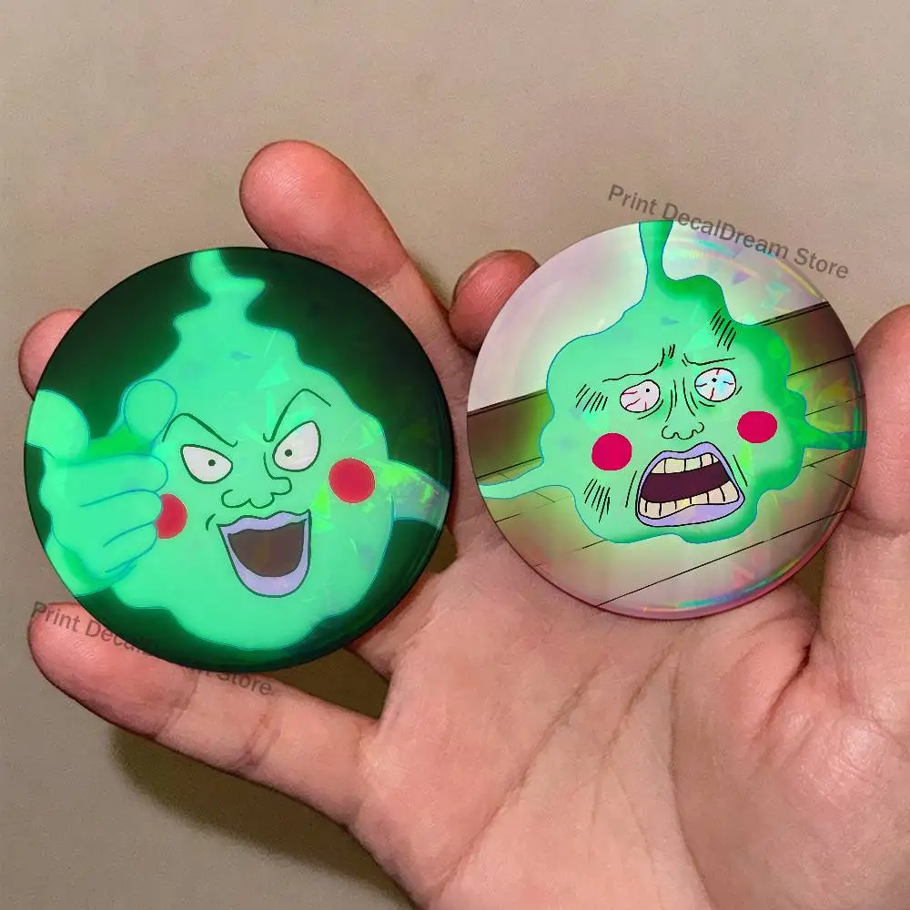 D-Dimple Psycho 100 Badges Creative Tinplate Button Pins Brooch Creative Quotes Badge Clothes Backpack Jewelry Gift