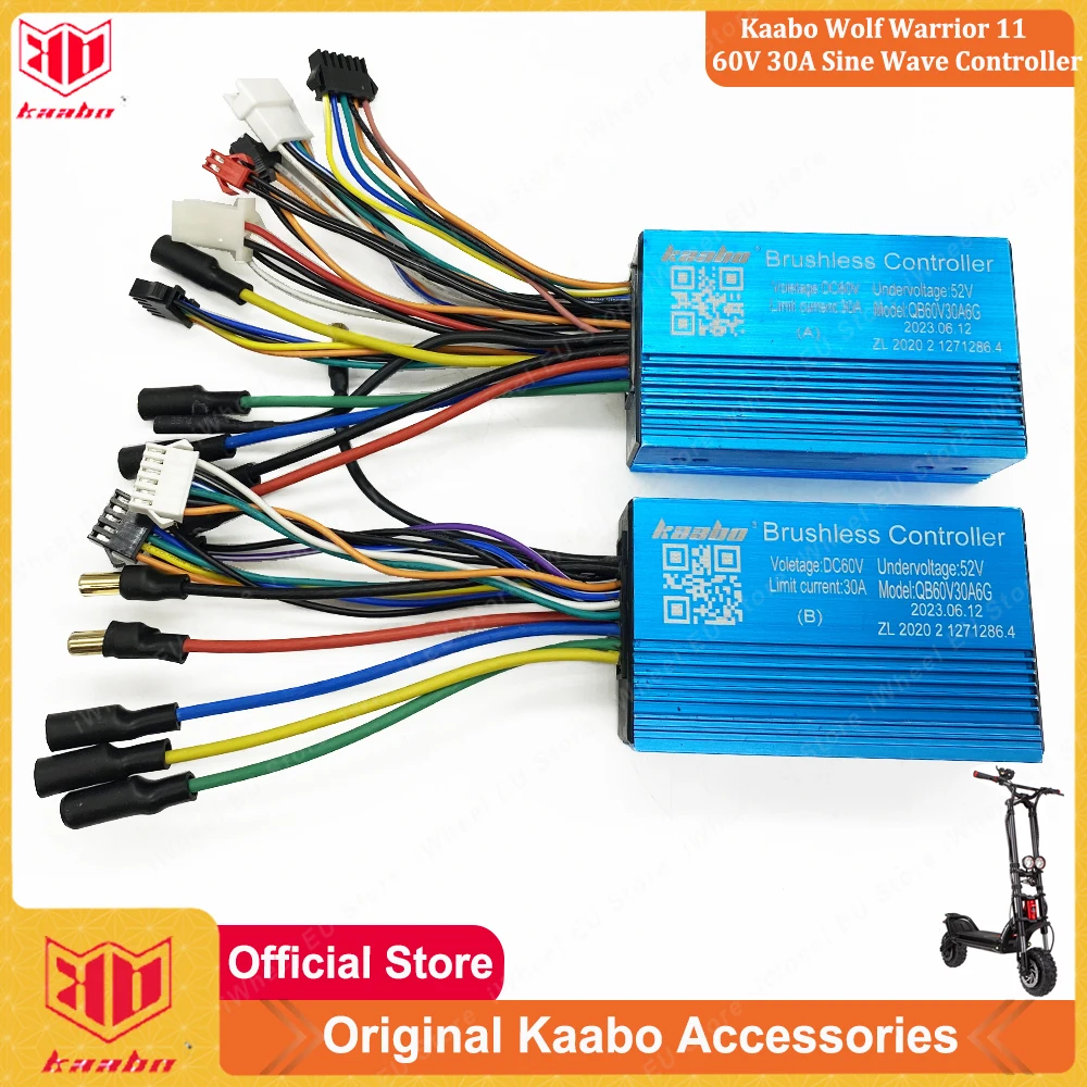 Original Kaabo Wolf Warrior 11 Controller 60V 30A Sine Wave Controller for Kaabo Wolf Warior 11 Electric Scooter