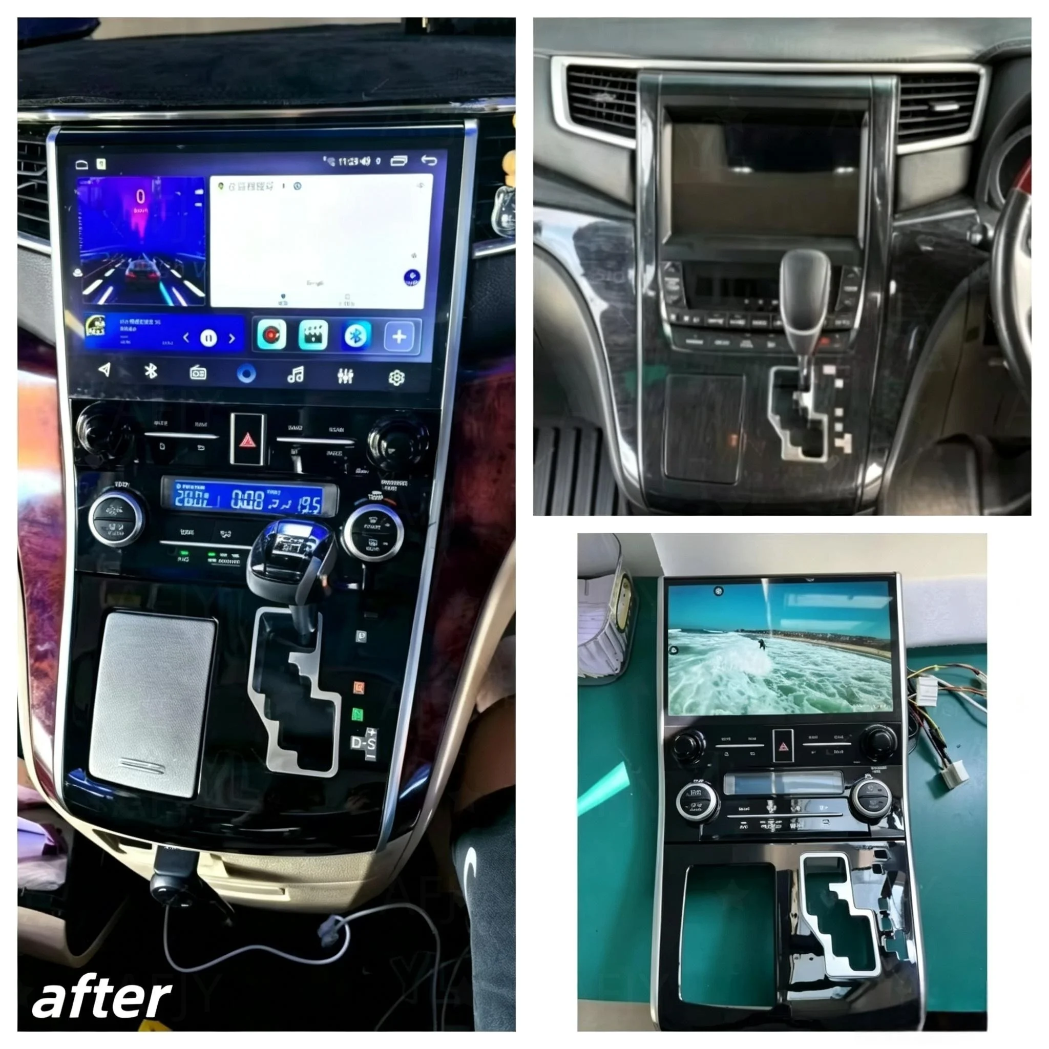 For Toyota Alphard 20 Series 2008-2014 Upgraded Android AUTO CarPlay All-new Car Radio Multimedia Video Player GPS Stereo