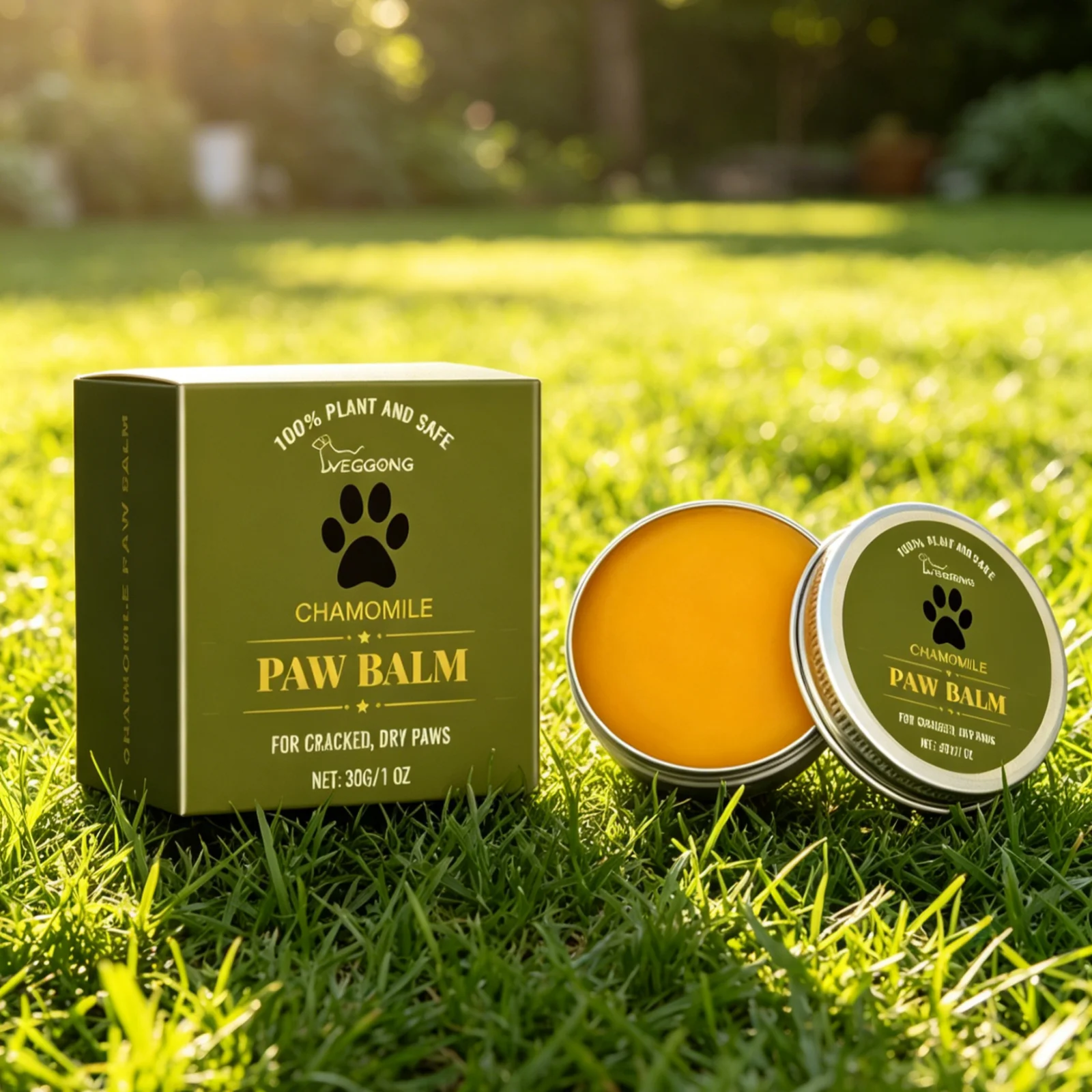 YEGBONG Paw Balm Deep Moisturizing Repair Cracked Dry Skin Nourish Refreshing Texture Quick Absorption Natural Plant Pet Paw Wax