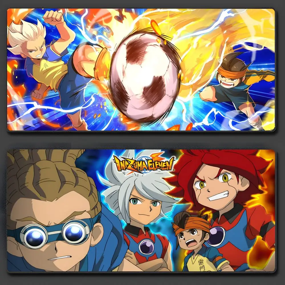 

Anime Large Inazuma Eleven Big Mouse Pad Large Anti-Slip Rubber Gaming MousePad Durable Desk Pad Thick Seam Edge Suitable For Of