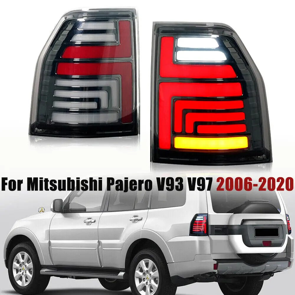 

LED Tail Light for Mitsubishi Pajero V93 V97 2006‑2020 with Flow Sequence Turning Tail Brake Lights Rear Tail Light Assembly