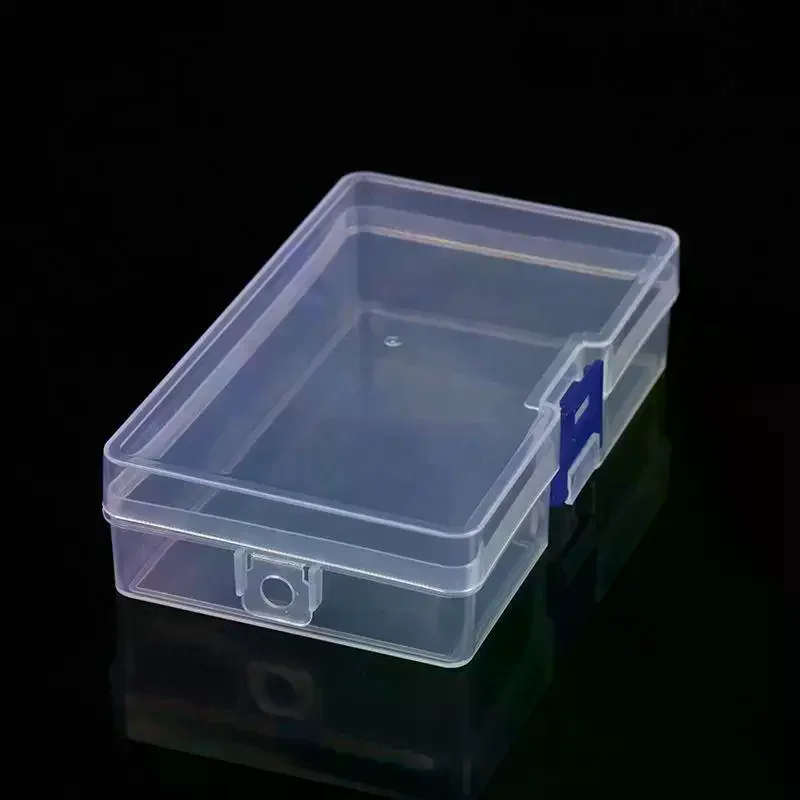 Square Plastic Transparent Storage Box Jewelry Beads Container Fishing Tools Accessories Box Small Items Sundries Organizer Case