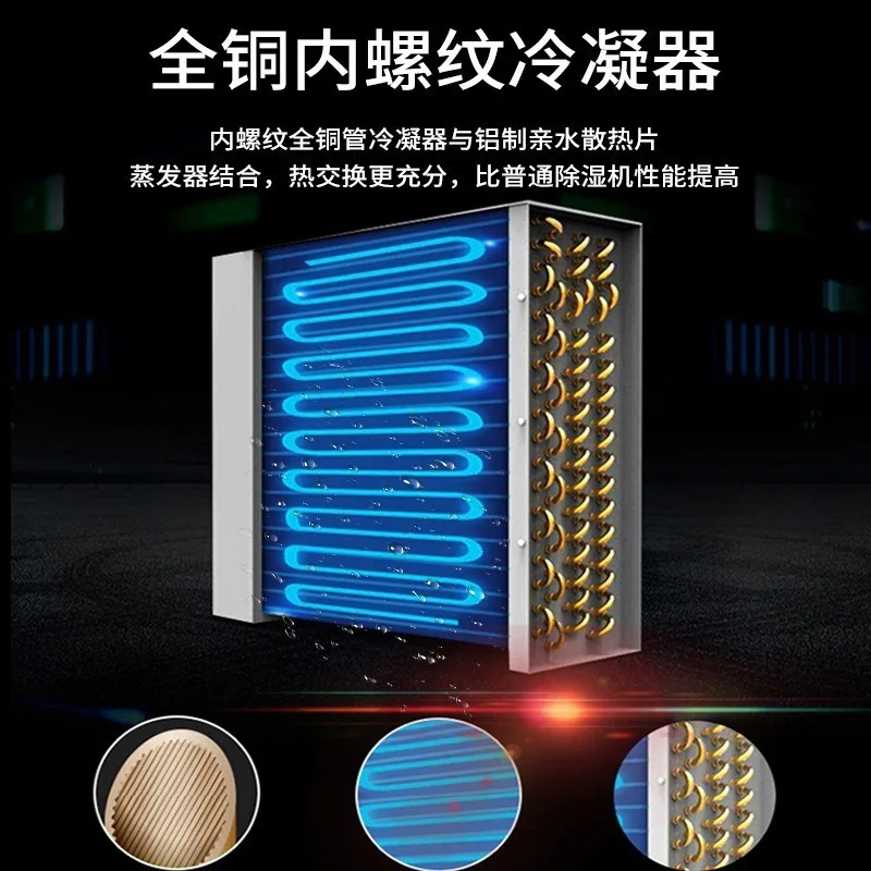 Industrial Dehumidifier High Power Dehumidifier Basement Dehumidifier Warehouse Garage Commercial