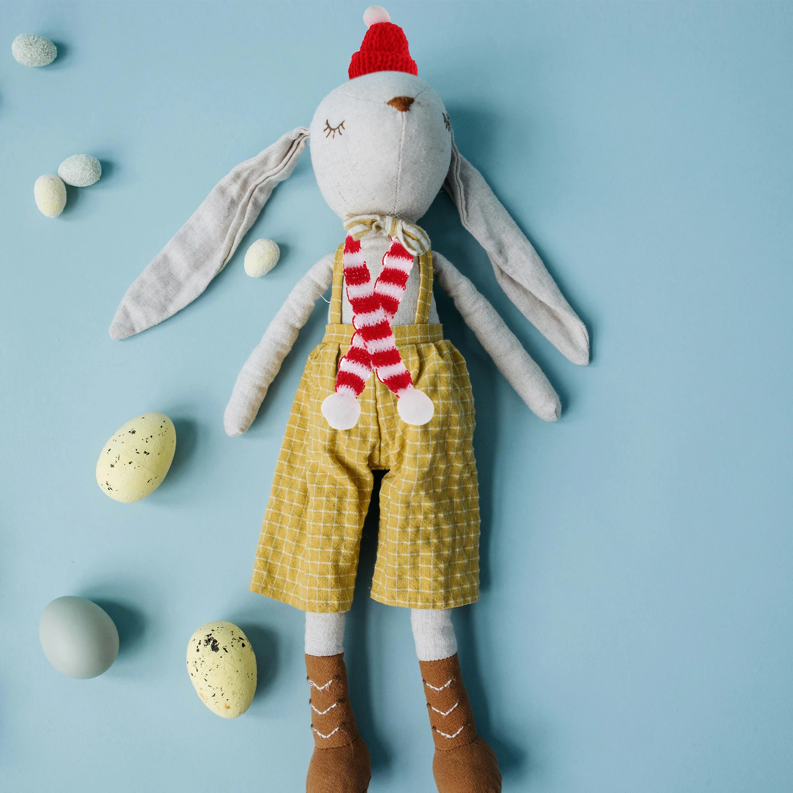 

20 Pcs House Christmas Decoration Santa Hats Mini Ornament Lollipop Clothing Accessories Ornaments Decorations