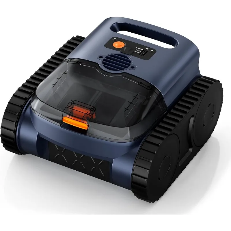 

Cordless Pool Vacuum for Inground Pools: Robotic Pool Cleaner with Floor/Wall Climbing/Waterline Cleaning