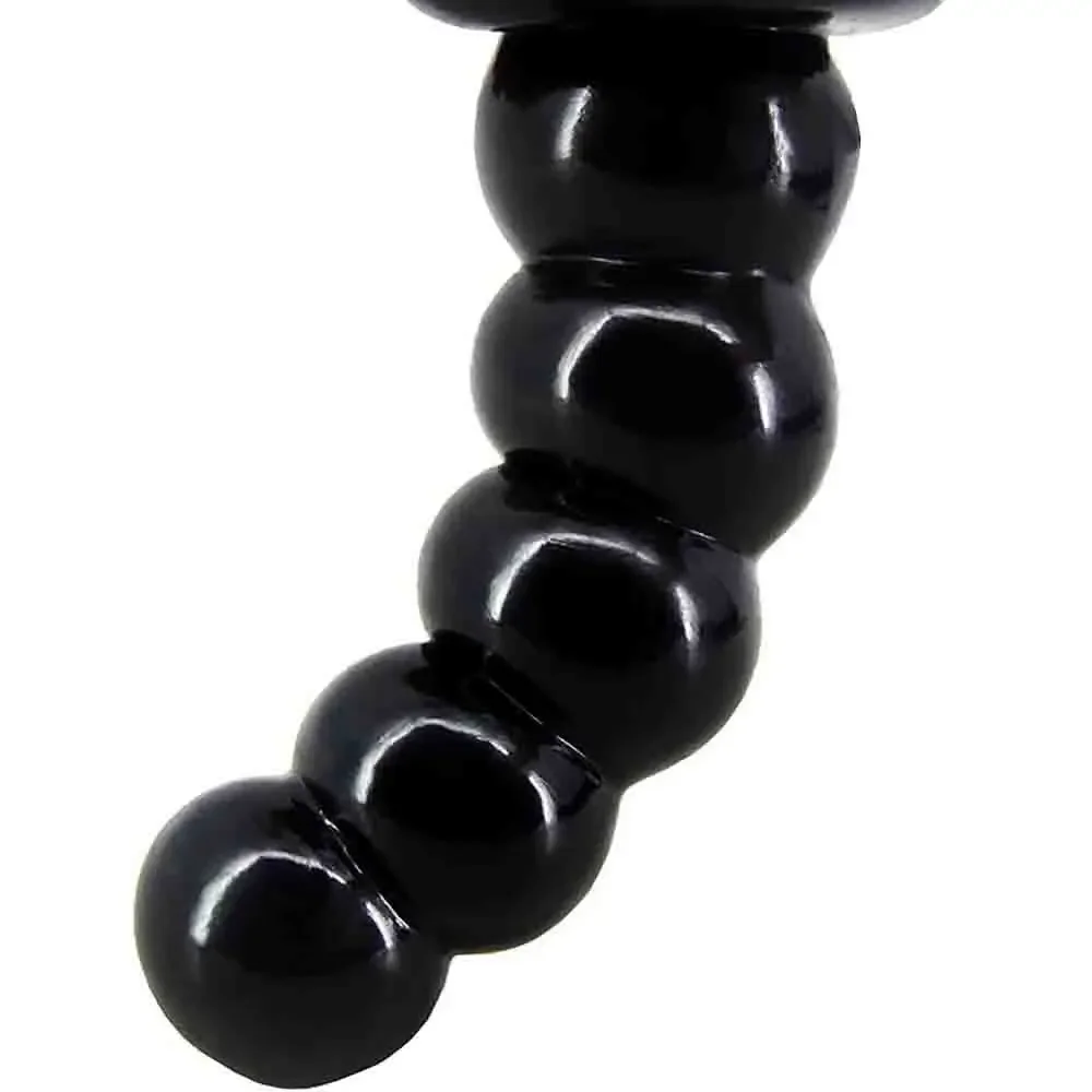 Huge Anal Plug Dildos Soft Beaded Anal Dilator with Suction Cup Stimulate Anus and Vagina Butt Plug Sex Toys for Women Gay Men