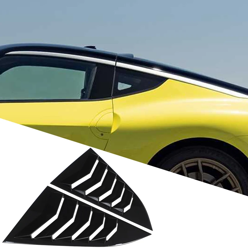 

Rear Triangle Window Louver Panel Cover Rear Triangle Shutter Window Louver Cover For Nissan 400Z Fairlady Z RZ34 2021-2026