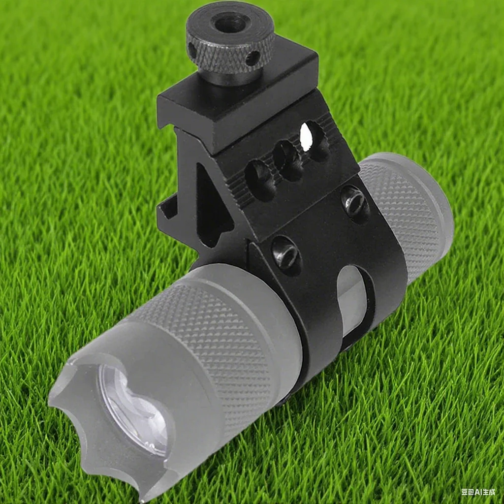 1 زوج 25.4 مللي متر الإفراج السريع إزاحة مصباح يدوي نطاق جبل 20 مللي متر السكك الحديدية 45 درجة البصر جبل الصيد اكسسوارات #2