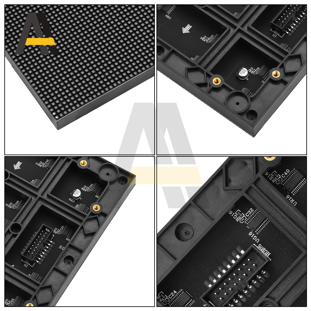 وحدة عرض LED داخلية كاملة الألوان P2.5 ، من من من من من من من نوع x 64 بكسل ، SMD2121 ، 32 مسح ضوئي ، لوحة LED RGB