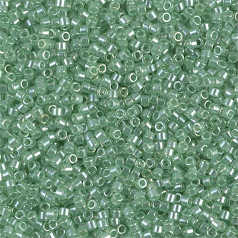 NONE 11/0 Japan Miyuki Delica Rocailles glasierte Glanzfarben Rocaillesperlen Zubehör für Handarbeiten DIY Schmuckherstellung Ohrring Armband 9