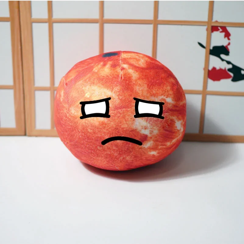 Countryballs Peluche Portachiavi Bambola Terra Luna Marte Venere Sole Giove Mercurio Urano Palla Polonia Palla Farcito Ciondolo Giocattolo Regalo