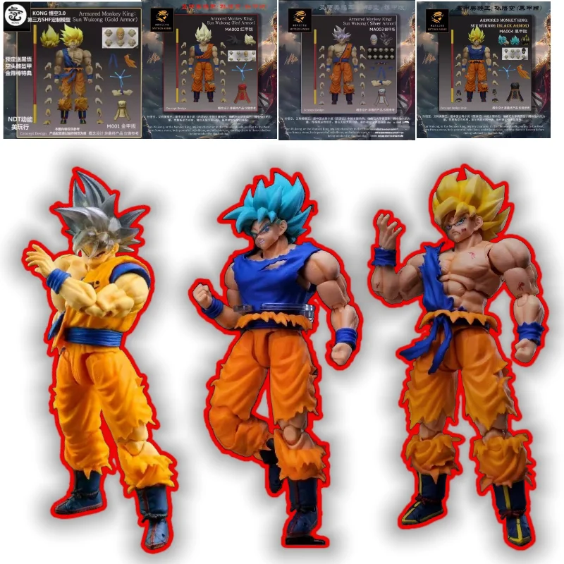

【In Stock】Dimension Myth Dragon Ball Sun Wukong Monkey King Action Figure Doll Animation Toy Collection Gift Desktop Ornament