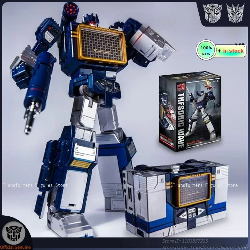 Original Brand New Transformation Robot Toy THF-Soundwave G1 Anime Movies Moving Figures Model Action Doll Birthday Popular Gift