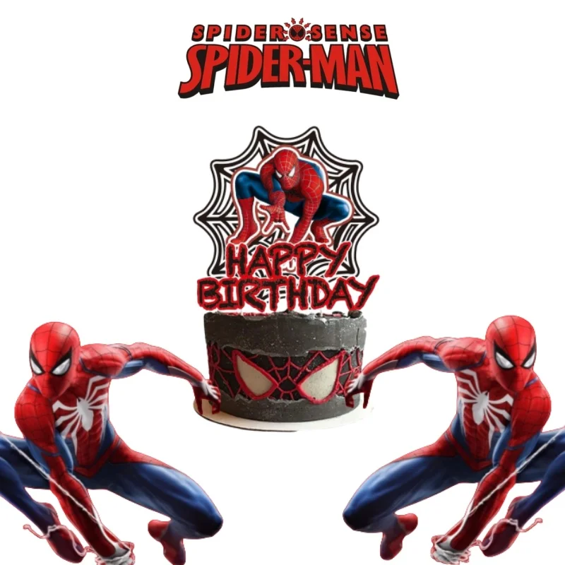 

13 шт., декор для вечеринки с изображением Человека-паука, супергерой, топперы для торта, набор для мальчиков, детский день рождения, Рождественская тема, топперы для кексов, товары для вечеринок, игрушки
