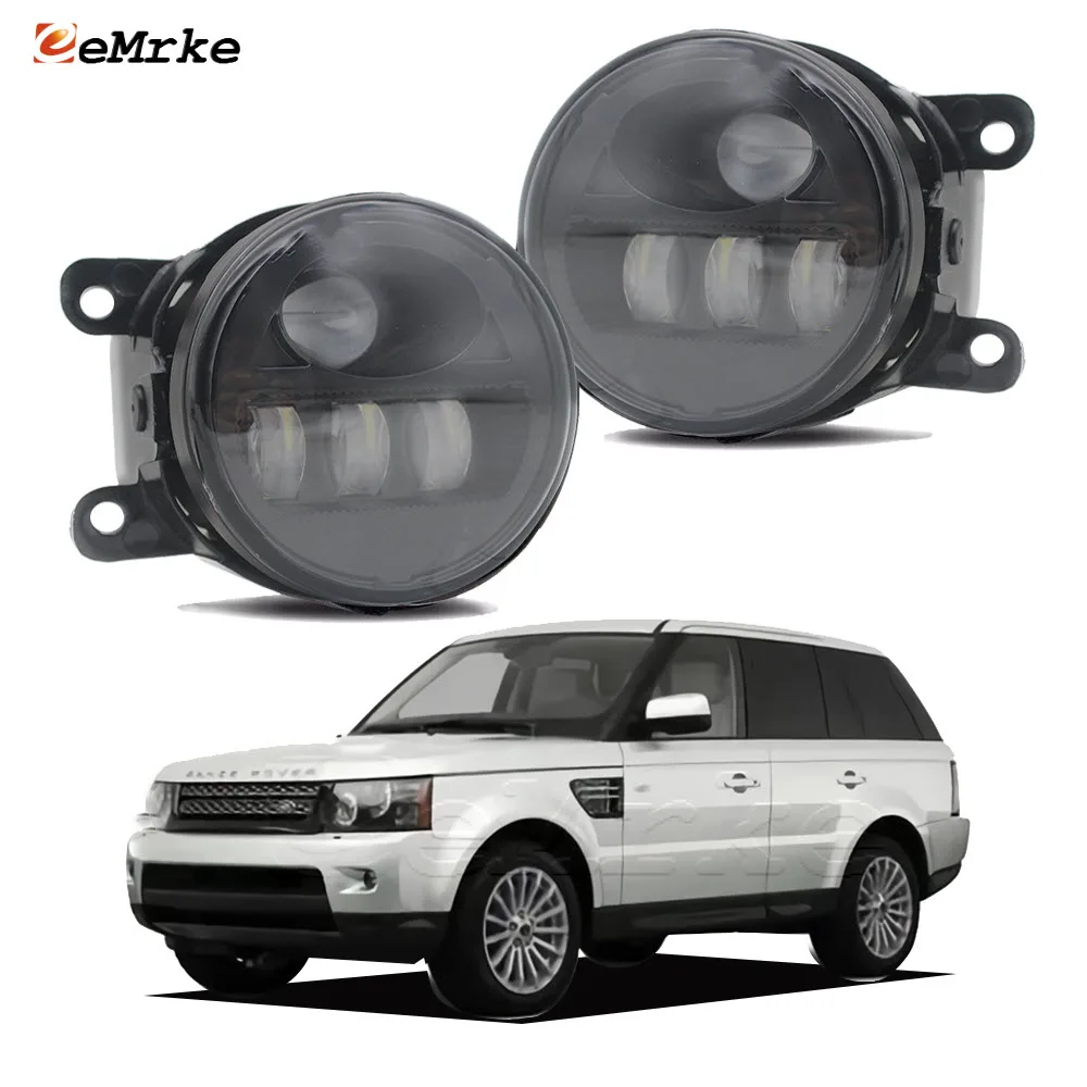 Upgrade Led Car Fog Lights PTF with Lens DRL for Range Rover Sport L320 2009.04 2010 2011 2012 Front Bumper Daytime Running Lamp