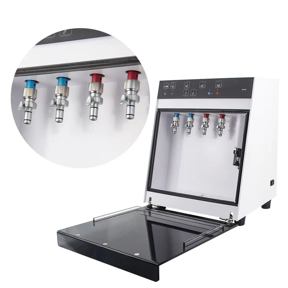 Dental Handpiece Maintenance Machine Fully Automatic Dental Handpiece Lubricator Oil System Cleaner for contra angle