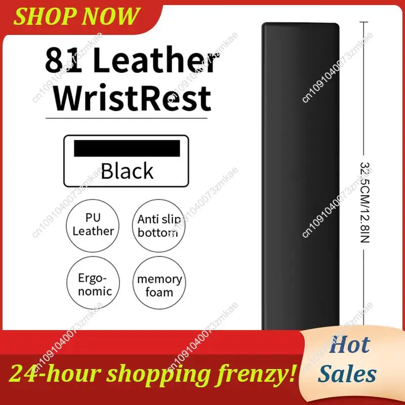 Daily Sale For Long Hours Work Studying Gaming 81 Keys Anti-Slip Rubber Stable Base Ergonometric Ergonomic Wrist Support