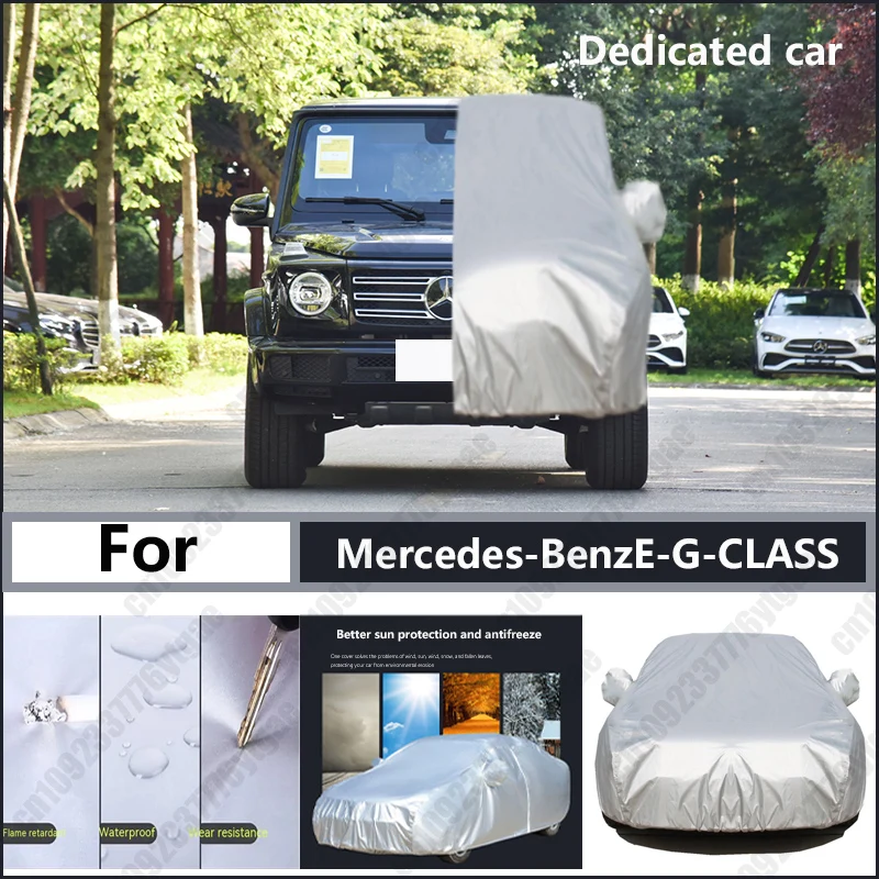 For Mercedes-Benz-G-CLASS Oxford cloth car cover for sun protection, rain resistance, and all season special car dust cover