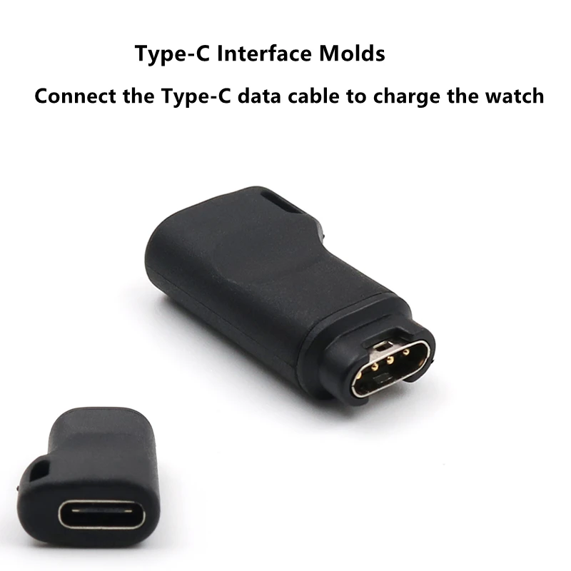 Type C To Watch Charger Adapter For Garmin Fenix5 5S 5X 6 6S 6X 7 7S 7X 8 Forerunner 945 935 245 Venu 2 Fast Charging Cord
