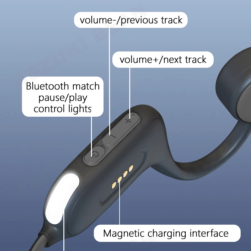 IPX8 pływanie słuchawki P8 słuchawki z przewodnictwem kostnym Bluetooth IP68 basen bezprzewodowy zestaw słuchawkowy MP3 32G douszne wodoodporne