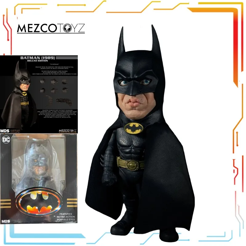 

MEZCO Original 6 Inches Finished Product Movable Exquisite Figurine MDS Series Batman Anime Toys Model Festival Gift for Boys