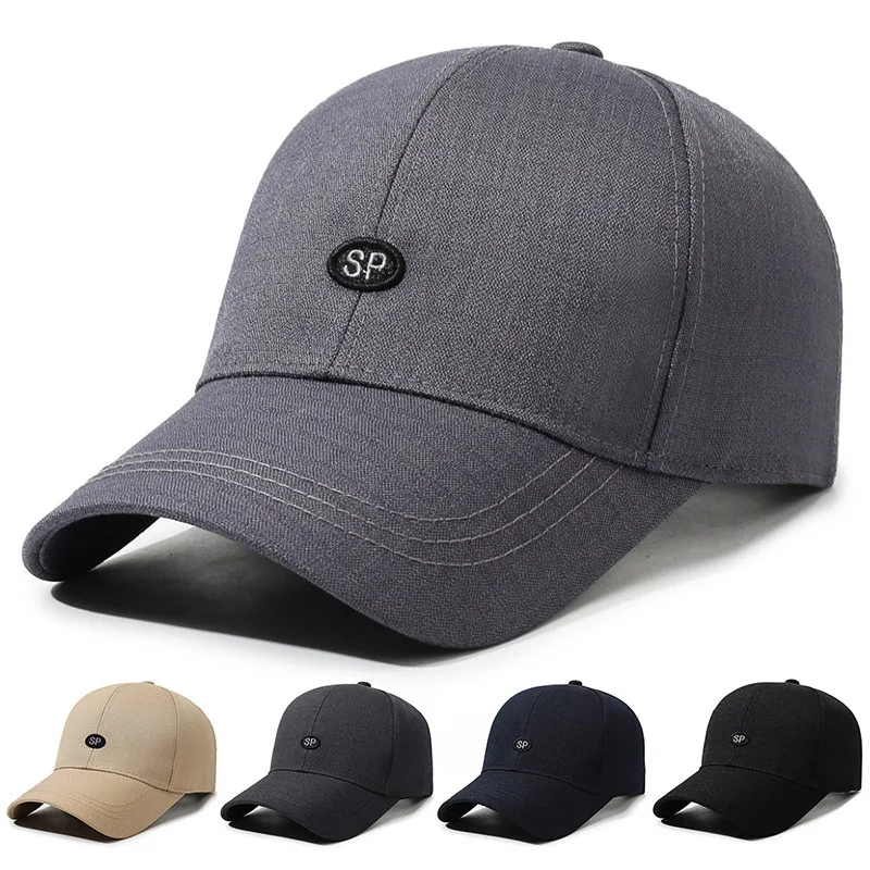 

Новая мужская однотонная бейсболка с регулируемой застежкой, повседневная кепка для мужчин среднего и старшего возраста, для занятий спортом на открытом воздухе, с защитой от ультрафиолета и солнцезащитным козырьком