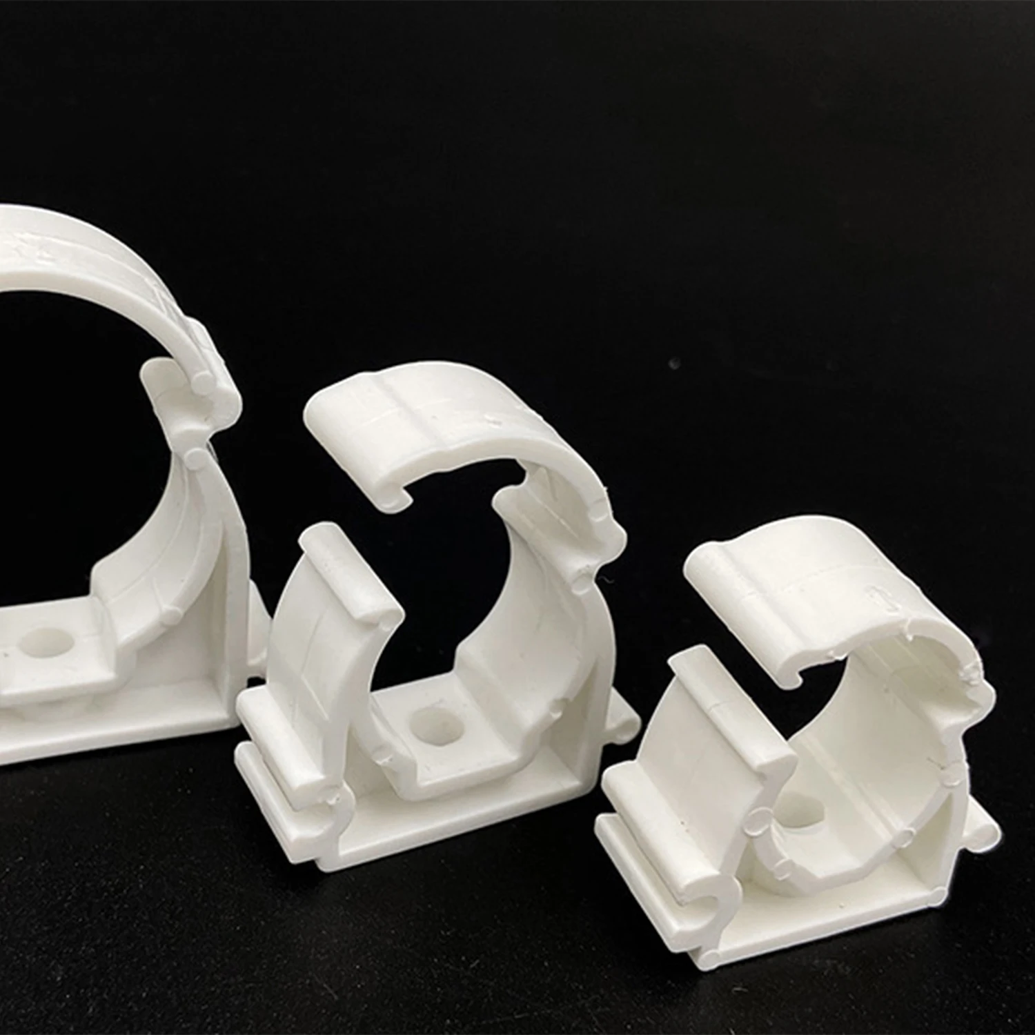 20/25/32/40/50/63mm Plastic PPR Pipe Clamps Fixed Pipe Tube Aquarium Fish Tank Fitting Agricultural Garden Pipe Support 5Pcs