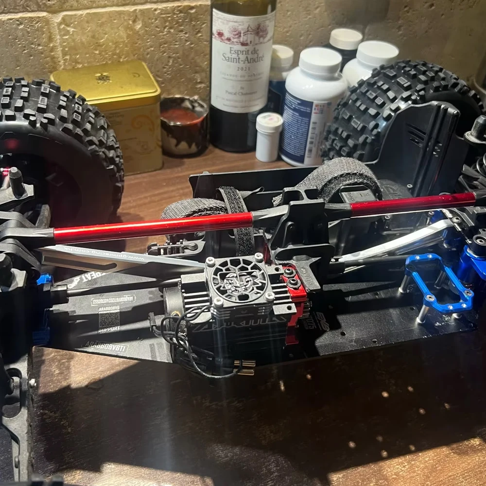

GPM Metal Chassis Brace Frame Rod ARA320756 + ARA320754 ARA-1509 for ARRMA 1/8 Kraton EXB V6 Monster Truck RC Car Upgrade Parts