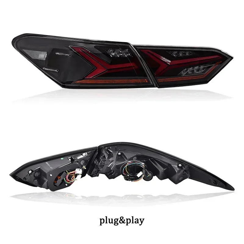 

Car LED Taillight For Toyota Camry SE XSE 2018 - 2022 Rear Running Lamp Brake Reverse Turn Signal Waterproof Car Accessories