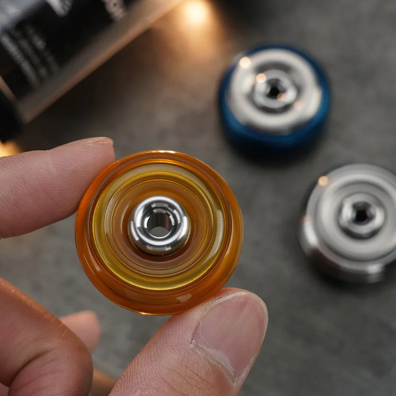 Donut EDC Mini Fidget Toy Metal Fashion Knife Pendant Necklace Pendant ADHD Tool Adult Relieve Relaxation Fidget Spinner Toys